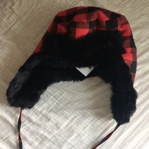 J.Crew Buffalo Check Hat